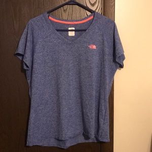The North Face v-neck tee